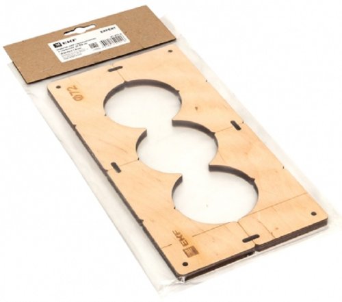 Шаблон для подрозетников EKF Expert на 3 отверстия 72мм фото Шаблон для подрозетников EKF Expert на 3 отверстия 72мм картинка